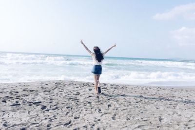 Woman at beach