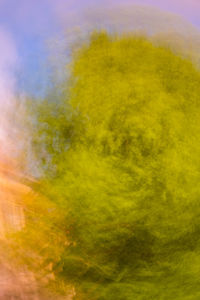 Digital composite image of yellow sky