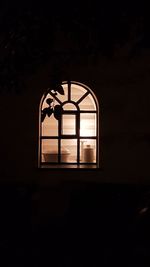 Silhouette of window