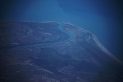 Aerial view of landscape against sky