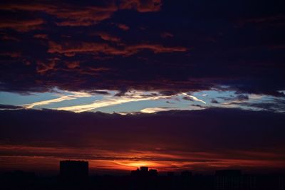 Scenic view of landscape against cloudy sky