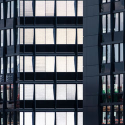 Full frame shot of glass building