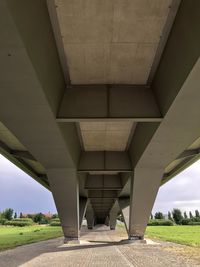 Low angle view of bridge waldschlösschen brücke dresden