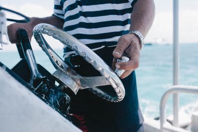 Close-up of cropped hand