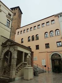 Low angle view of building against sky