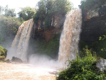 View of waterfall