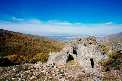 Panoramic view of landscape against sky