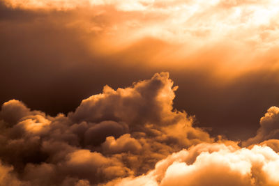 Scenic view of sky during sunset