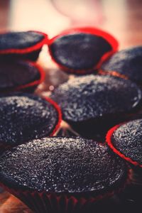 Close-up of black coffee on table