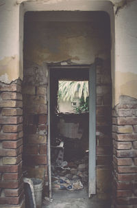 View of abandoned building