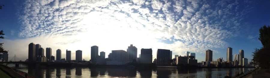 View of city at waterfront