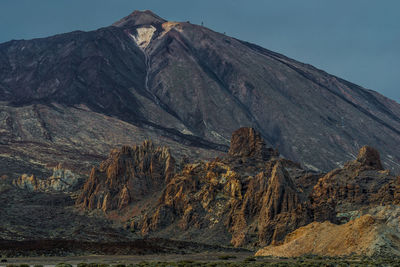 Panoramic view of mountain against sky