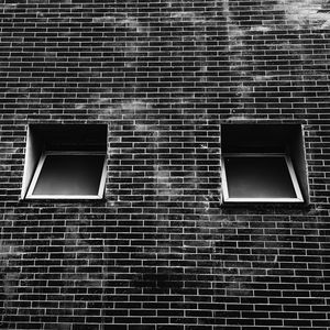 Window on brick wall