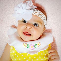 Portrait of cute baby girl