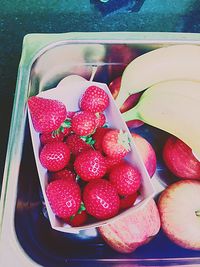 Close-up of strawberries