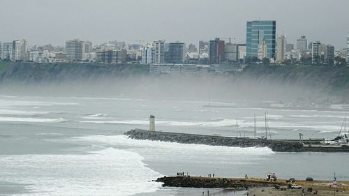 View of city at waterfront