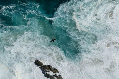 Aerial view of sea