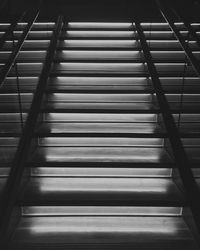 Low angle view of empty staircase