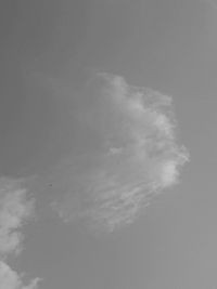 Low angle view of clouds in sky