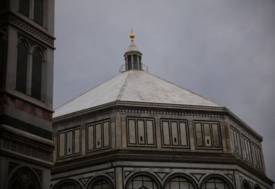 Low angle view of church against sky