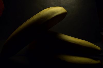 Close-up of fruit over black background