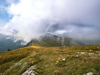 Scenic view of landscape against sky