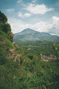 Scenic view of landscape against sky