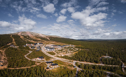 Scenic view of landscape against sky