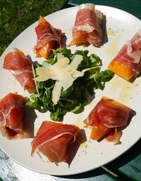 Close-up of food on plate