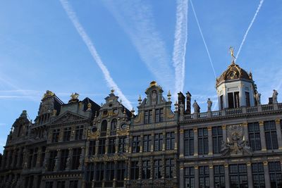 Low angle view of building against sky