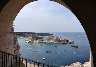 Panoramic view of sea against sky