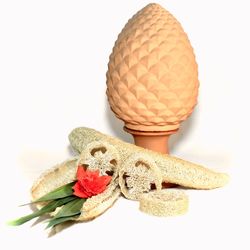 Close-up of stuffed toy against white background