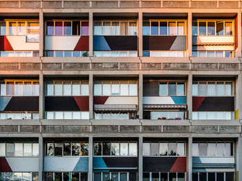 Facade of residential building