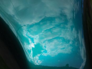 Panoramic view of blue sky