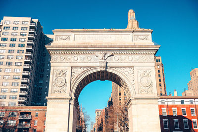 Washington square arch, new york