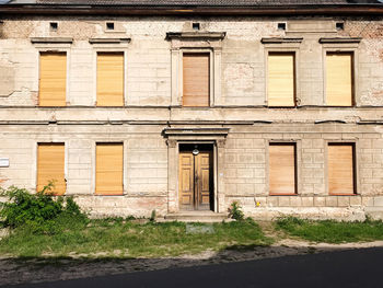 Exterior of old building