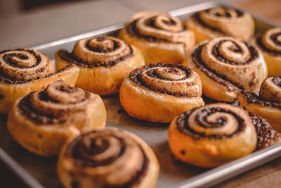 Close-up of cupcakes