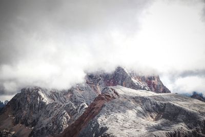 Scenic view of mountain against sky