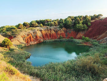Scenic view of landscape against sky