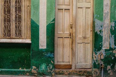 Full frame shot of closed door