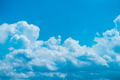 Low angle view of clouds in sky