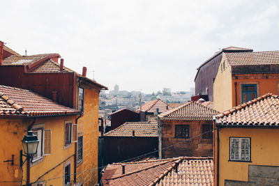 Buildings in ribeira, oporto