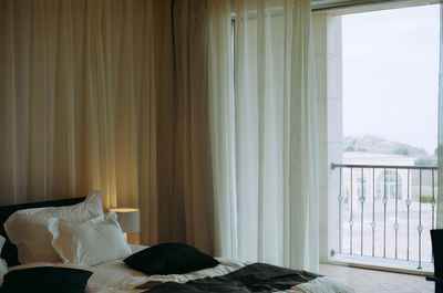 View of bed in bedroom