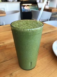 Close-up of drink on table