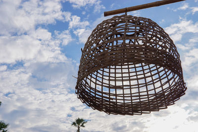 Low angle view of ornate dome against sky