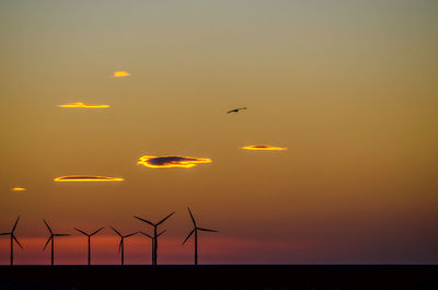 Scenic view of sky during sunset