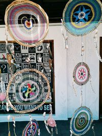 Close-up of clock for sale in market