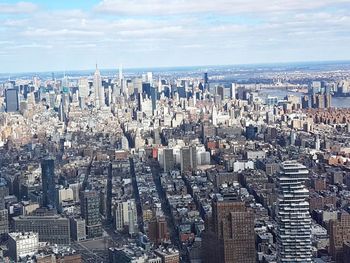 Aerial view of city