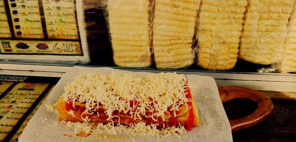 Close-up of food for sale