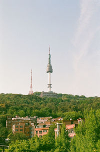 Low angle view of buildings against sky